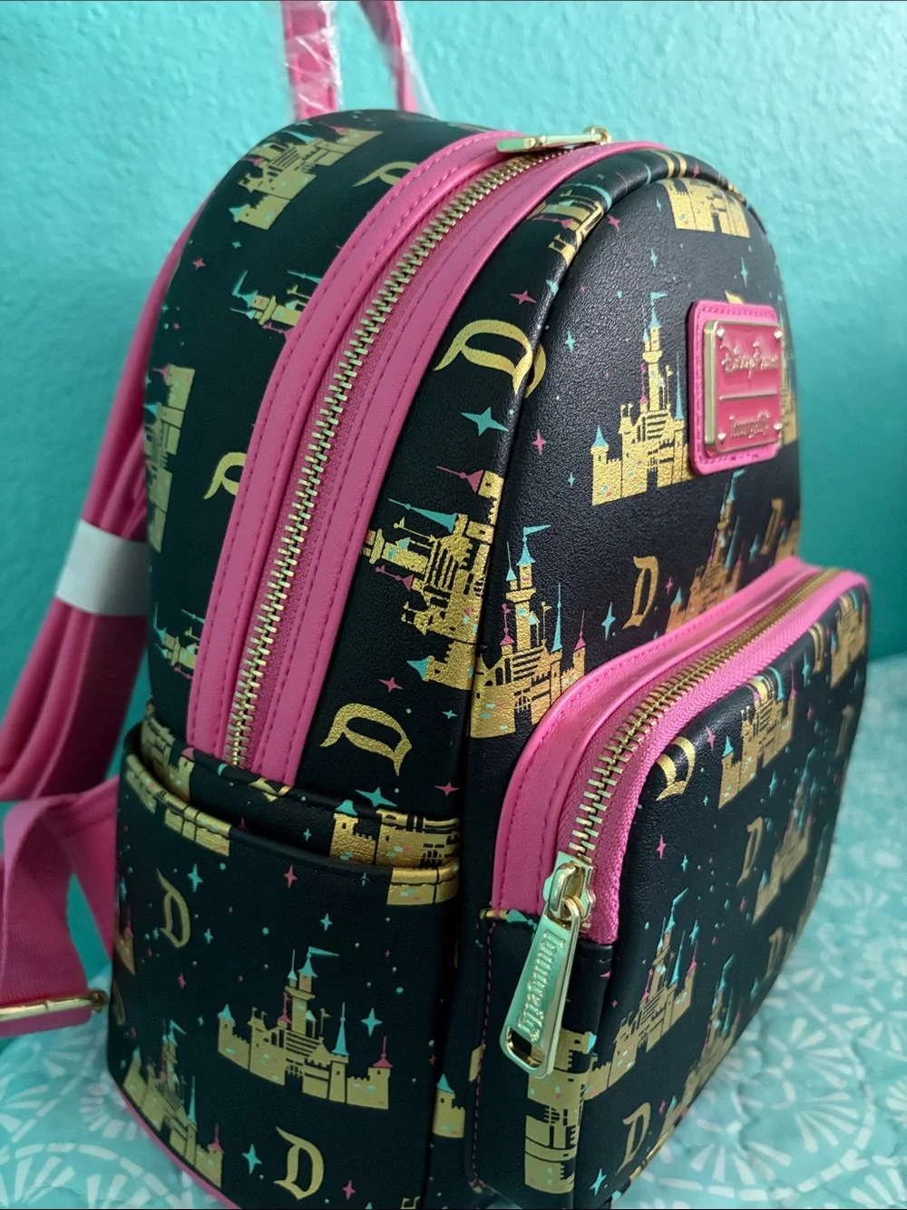 Loungefly Disney Parks Exclusive Backpack Disneyland Sleeping Beauty Castle BNWT